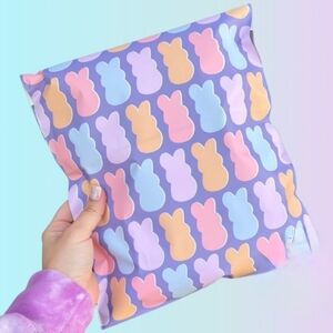 Purple Bunny Peeps 10x13 Poly mailers  20pk